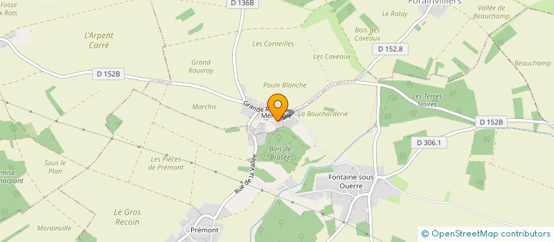 localisation de l'entreprise SCI MICHEL ET MICHEL à LA CHAPELLE-FORAINVILLIERS