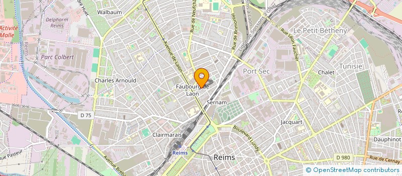 localisation de l'entreprise SCI MICHEL ET YVON FEYERTAG  REIMS