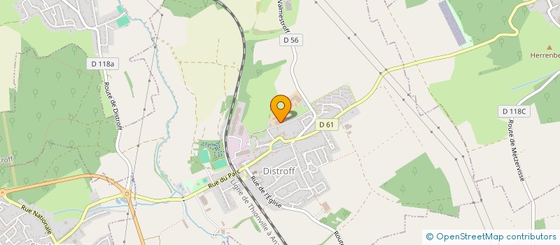 localisation de l'entreprise SCI MICHEL FRANCOIS BRAUER  DISTROFF