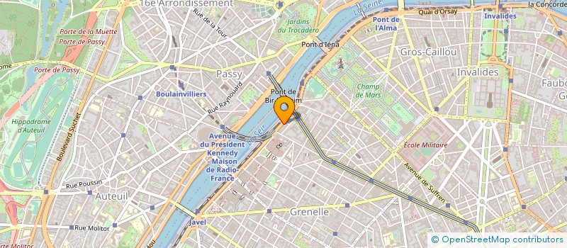 localisation de l'entreprise SCI MICHEL GRENELLE à PARIS
