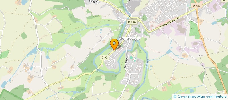 localisation de l'entreprise SCI MICHEL HUMEAU  BEAUPREAU-EN-MAUGES