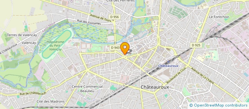 localisation de l'entreprise SCI MICHEL HUMEZ à CHATEAUROUX