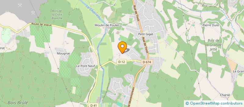 localisation de l'entreprise SCI MICHEL IMMOBILIER à VŒUIL-ET-GIGET