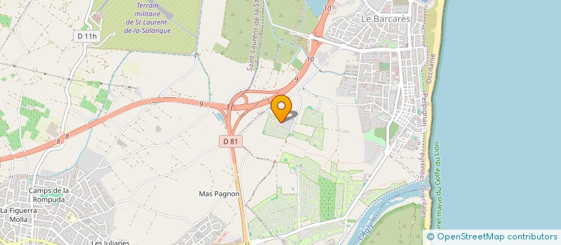 localisation de l'entreprise SCI MICHEL IMMOBILIER  LE BARCARES