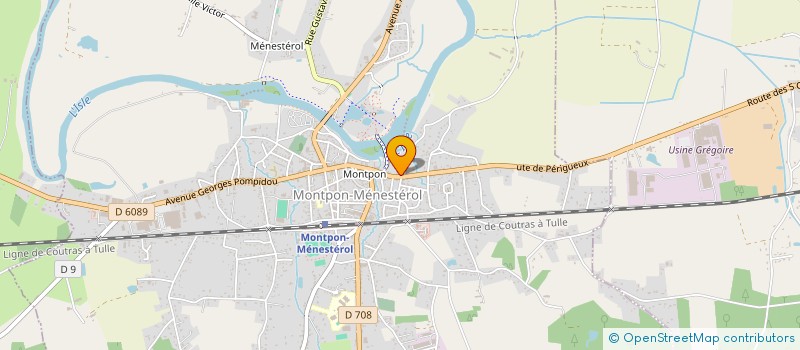 localisation de l'entreprise SCI MICHEL MARILENE DAVID STEPHANIE  MONTPON-MENESTEROL