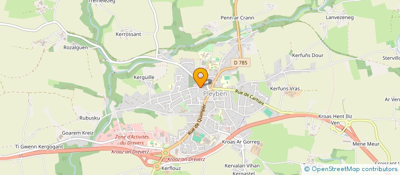 localisation de l'entreprise SCI MICHEL NICOLE  PLEYBEN