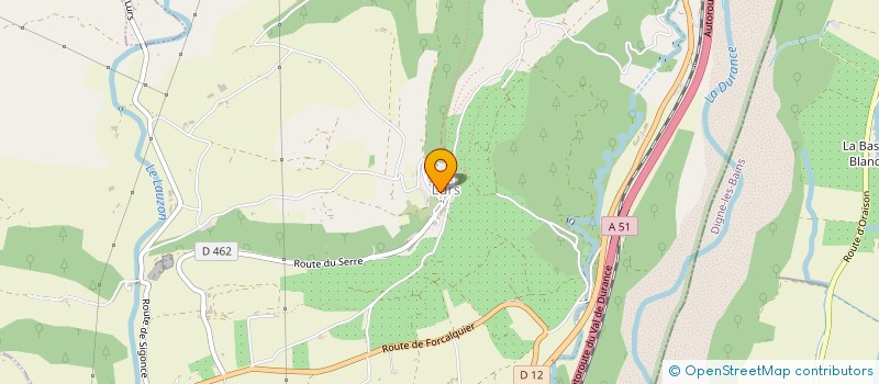 localisation de l'entreprise SCI MICHEL-REGA  LURS