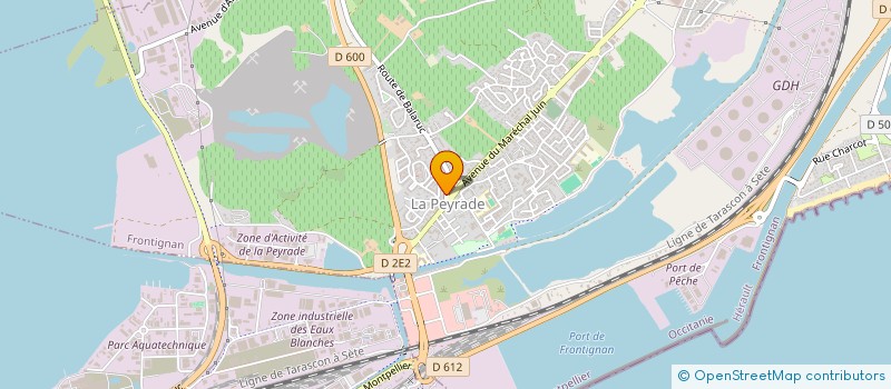 localisation de l'entreprise SCI MICHEL RUBEN à FRONTIGNAN