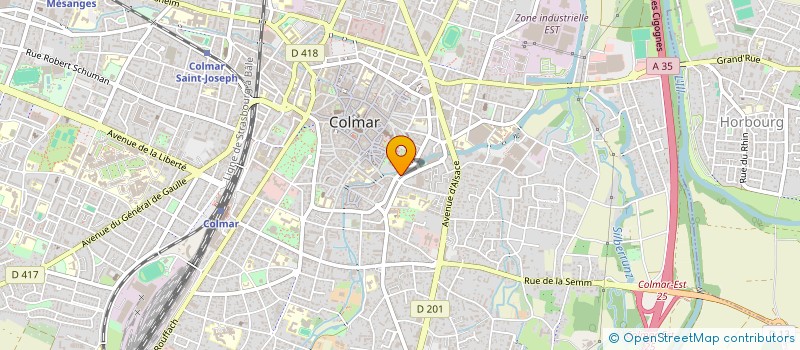 localisation de l'entreprise SCI MICHEL SERVET  COLMAR