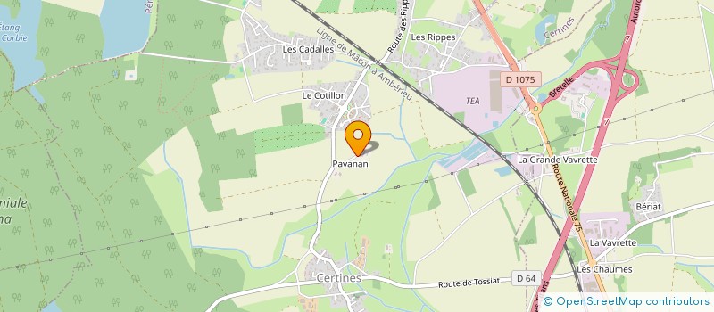localisation de l'entreprise SCI MICHELANDRE à CERTINES