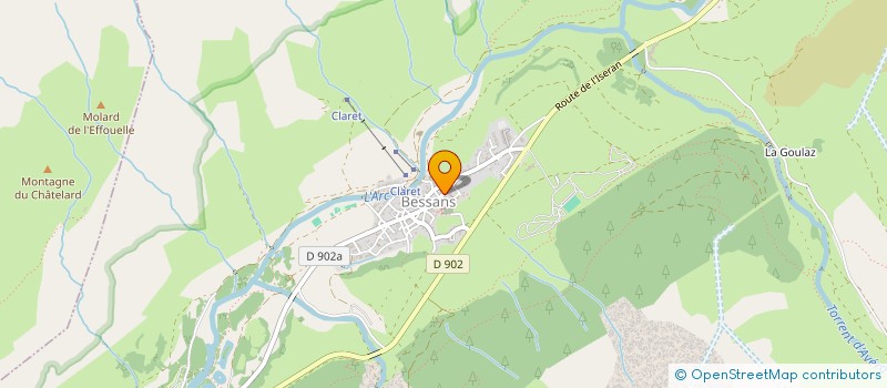 localisation de l'entreprise SCI MICHELANGE  BESSANS