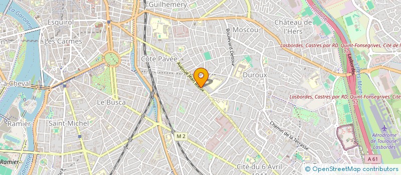 localisation de l'entreprise SCI MICHELANGELO à TOULOUSE