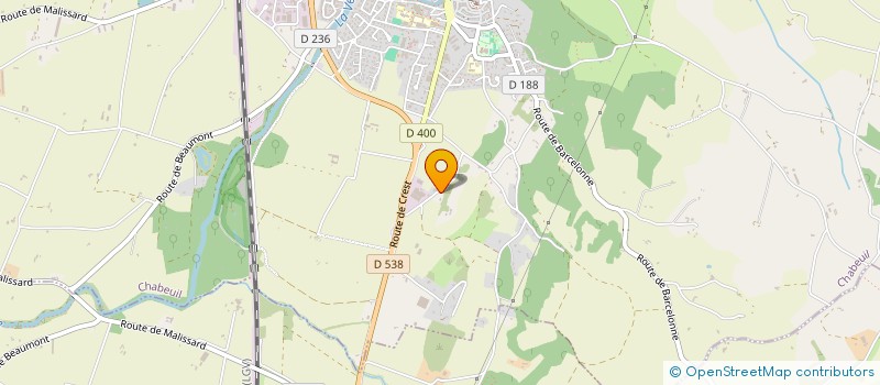 localisation de l'entreprise SCI MICHELARD à CHABEUIL