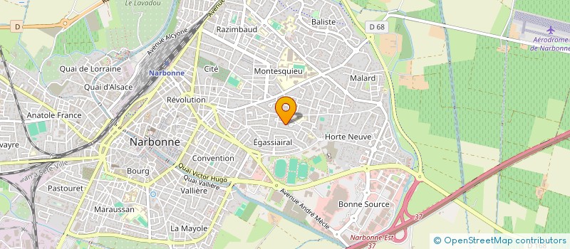 localisation de l'entreprise SCI MICHELE  NARBONNE