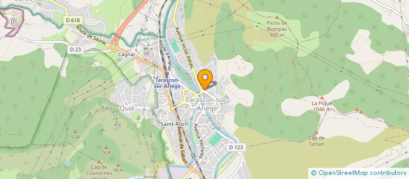 localisation de l'entreprise SCI MICHELE à TARASCON-SUR-ARIEGE