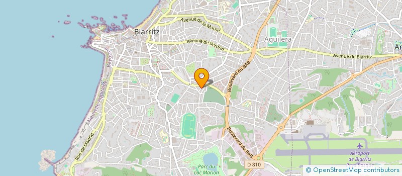 localisation de l'entreprise SCI MICHELE à BIARRITZ