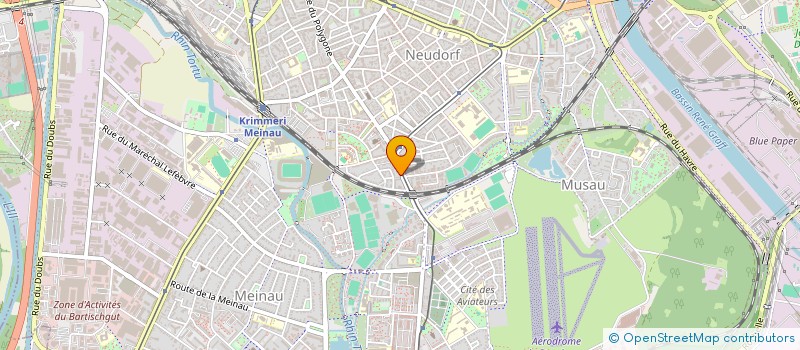 localisation de l'entreprise SCI MICHELE AGNES BOUYROU  STRASBOURG