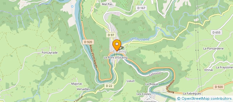 localisation de l'entreprise SCI MICHELE GASSEN - CAMILLE LABBE  ESTAING