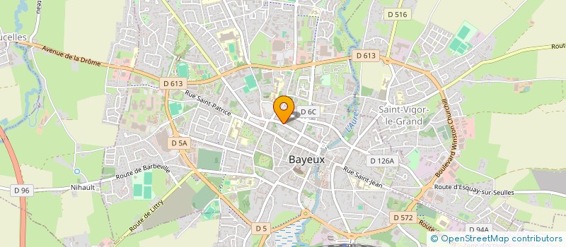 localisation de l'entreprise SCI MICHELE MARIE  BAYEUX