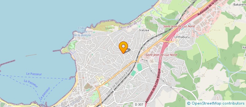 localisation de l'entreprise SCI MICHELENEA à SAINT-JEAN-DE-LUZ