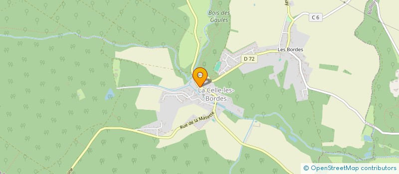 localisation de l'entreprise SCI MICHELERIE  LA CELLE-LES-BORDES