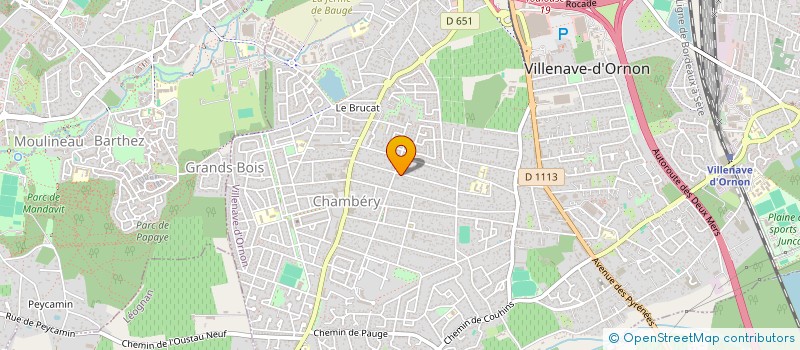 localisation de l'entreprise SCI MICHELET à VILLENAVE-D'ORNON