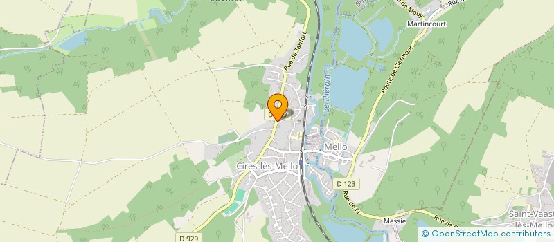 localisation de l'entreprise SCI.MICHELET  CIRES-LES-MELLO