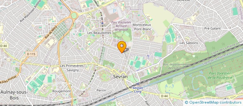 localisation de l'entreprise SCI MICHELET à SEVRAN