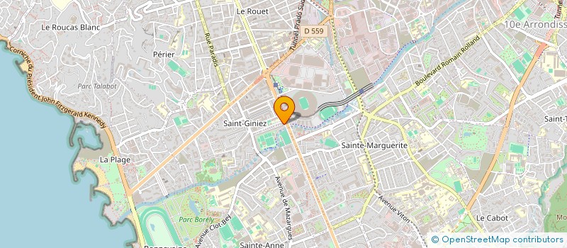 localisation de l'entreprise SCI MICHELET 82 à MARSEILLE