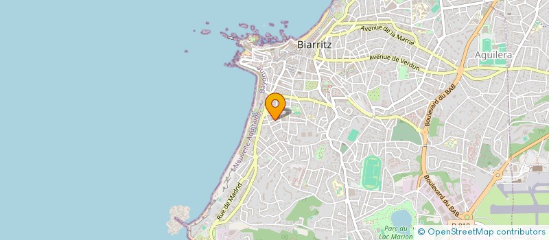 localisation de l'entreprise SCI MICHELET GOLF à BIARRITZ