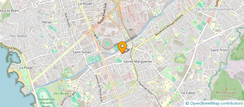 localisation de l'entreprise SCI MICHELET STADE à MARSEILLE