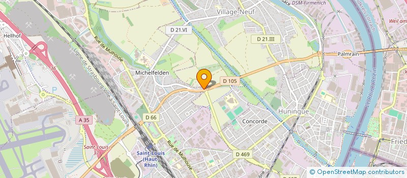 localisation de l'entreprise SCI MICHELFELDEN  SAINT-LOUIS