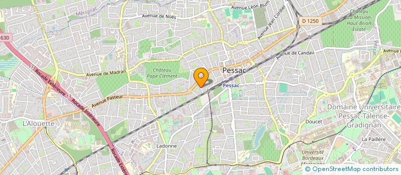 localisation de l'entreprise SCI MICHELIDA  PESSAC