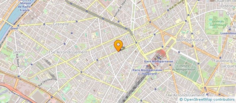 localisation de l'entreprise SCI MICHELIN CONSEIL IMMOBILIER  PARIS