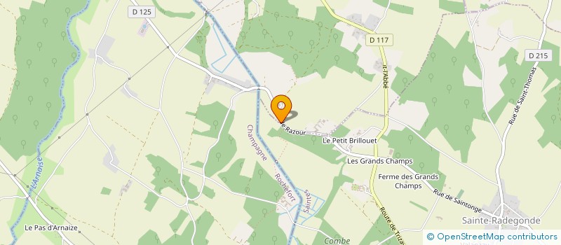 localisation de l'entreprise SCI MICHELINE  TRIZAY