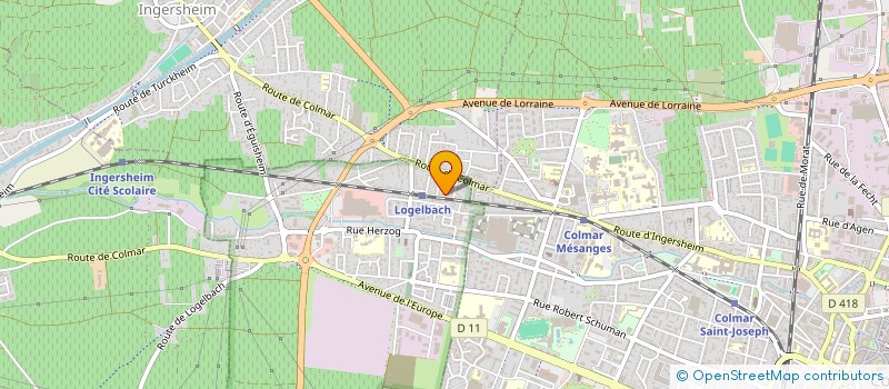 localisation de l'entreprise SCI MICHELLE  WINTZENHEIM