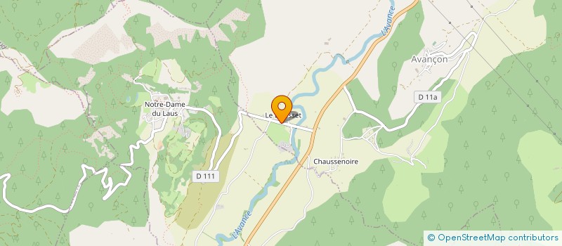 localisation de l'entreprise SCI MICHELLON à LA BATIE-NEUVE