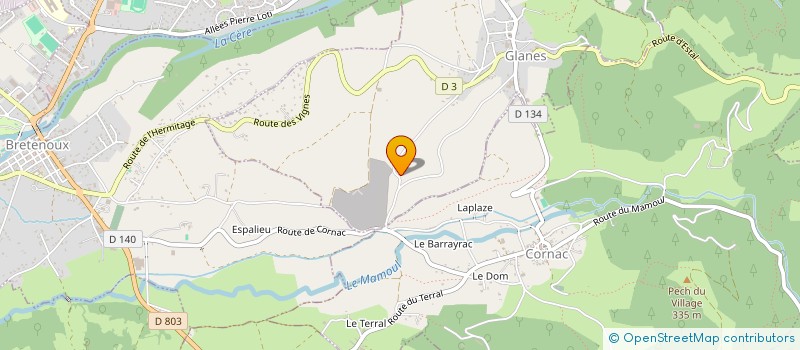 localisation de l'entreprise SCI MICHELOISE  GLANES