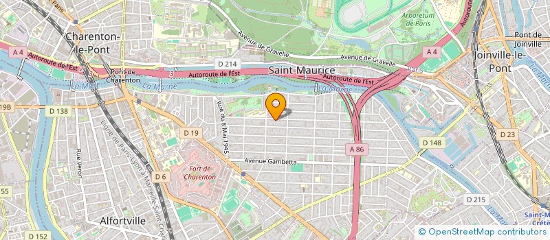 localisation de l'entreprise SCI MICHELON IMMO  MAISONS-ALFORT