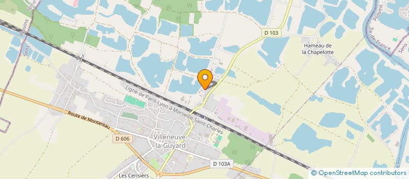 localisation de l'entreprise SCI MICHELOT  VILLENEUVE-LA-GUYARD