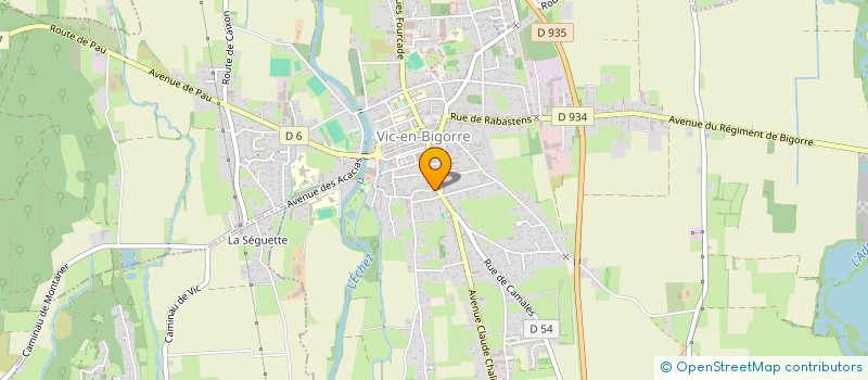 localisation de l'entreprise SCI MICHELOT-NAPROUS  VIC-EN-BIGORRE