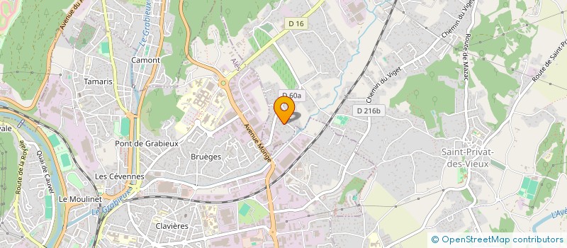 localisation de l'entreprise SCI MICHELS FAMILY  SAINT-PRIVAT-DES-VIEUX