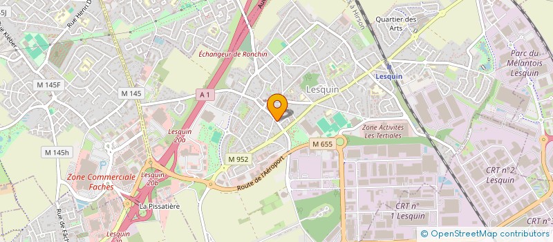 localisation de l'entreprise SCI MICHELYS à LESQUIN