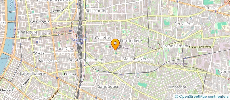 localisation de l'entreprise SCI MICHEPAHAT  LYON