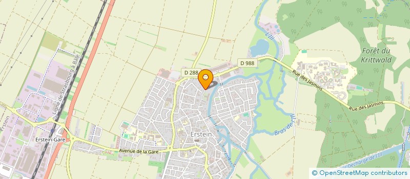 localisation de l'entreprise SCI MICHKA  ERSTEIN