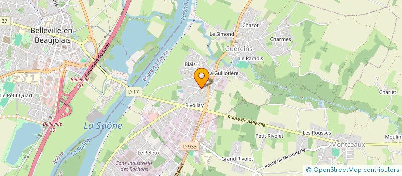 localisation de l'entreprise SCI MICHOLLET CJ  GUEREINS