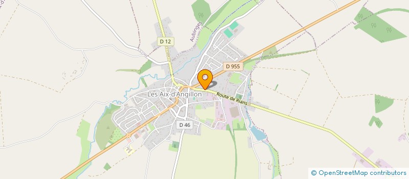 localisation de l'entreprise SCI MICHOT-BELLEVILLE  LES AIX-D'ANGILLON