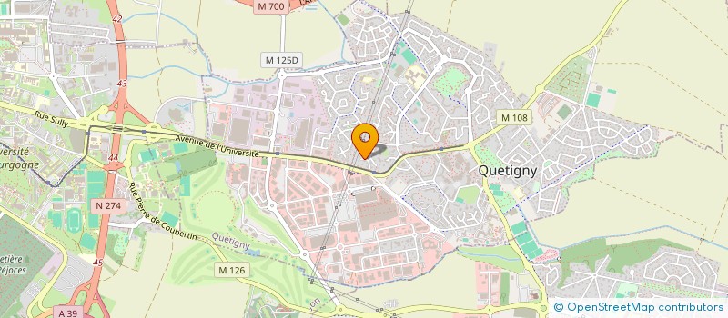 localisation de l'entreprise SCI MICHRI à QUETIGNY