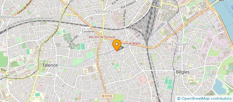localisation de l'entreprise SCI MICHRIS à BEGLES