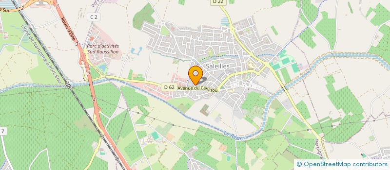 localisation de l'entreprise SCI MICHRIS  SALEILLES